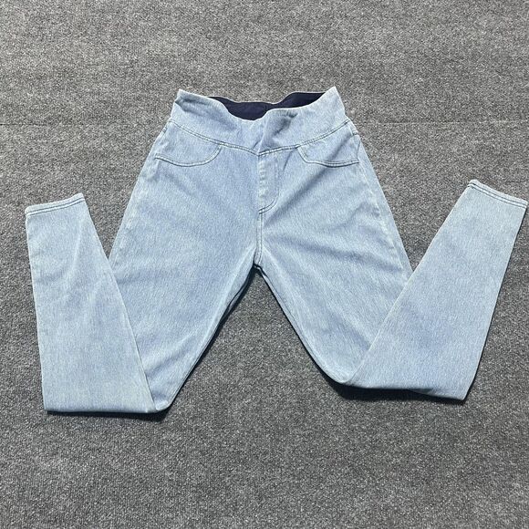 A New Day Jeggings Womens Medium Blue Light Wash Stretch Skinny High Rise Pants - Picture 1 of 9